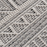 Arsen 1303 Grau – Wetterfester Teppich für Innen- & Außenbereiche