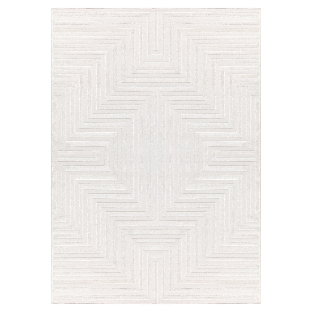 Bellino 1111 Creme – 3D Effekt Teppich mit moderner Struktur