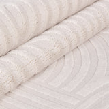 Bellino 1112 Creme – 3D Effekt Teppich mit moderner Struktur