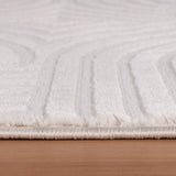 Bellino 1112 Creme – 3D Effekt Teppich mit moderner Struktur