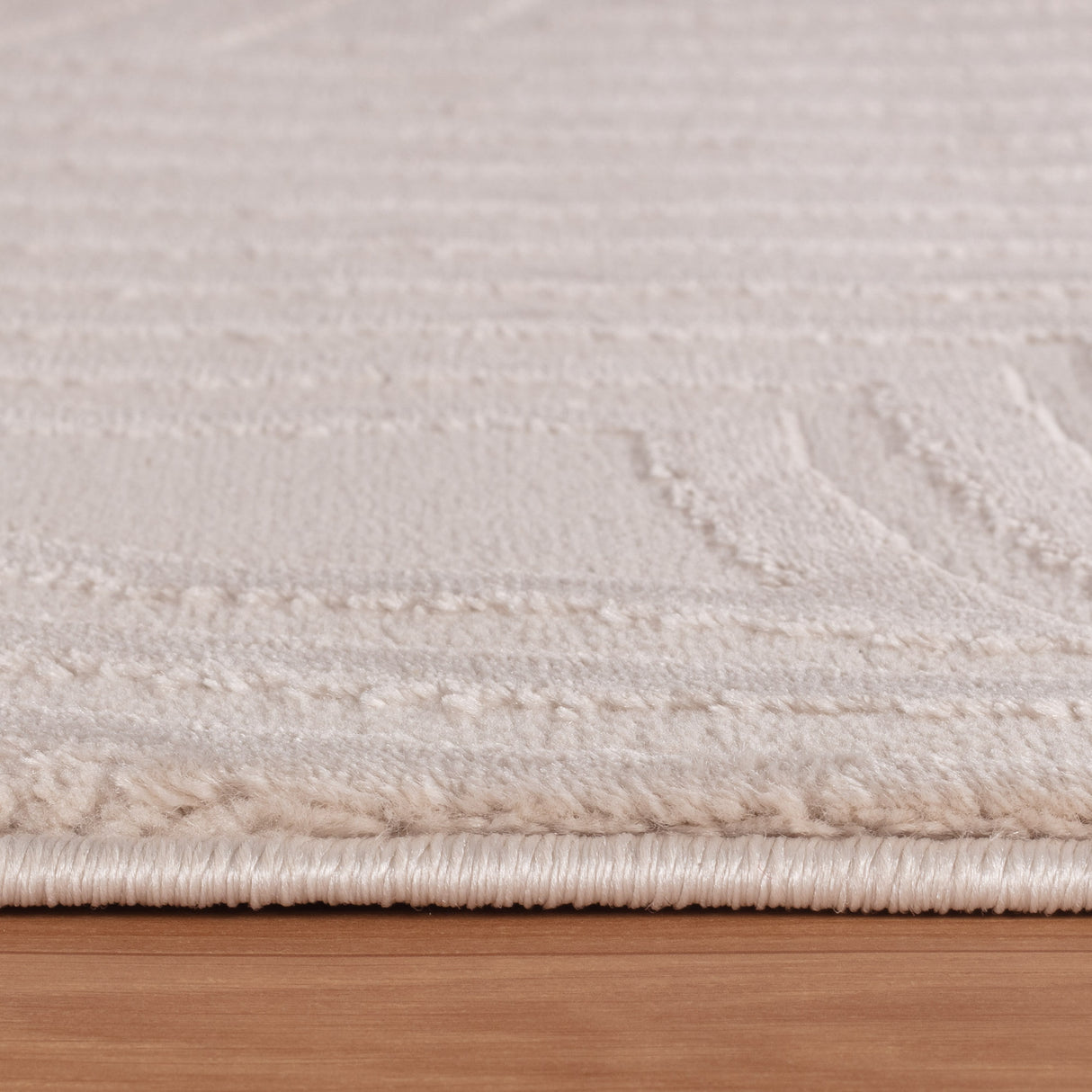 Bellino 1113 Beige – 3D Effekt Teppich mit moderner Struktur