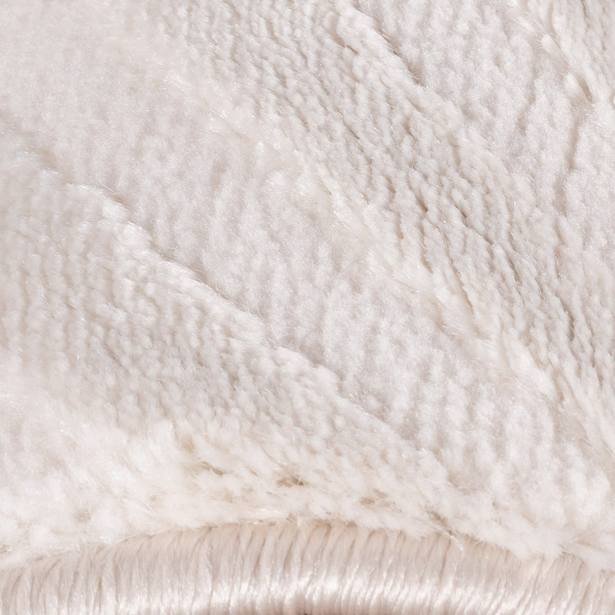 Bellino 1113 Creme – 3D Effekt Teppich mit moderner Struktur