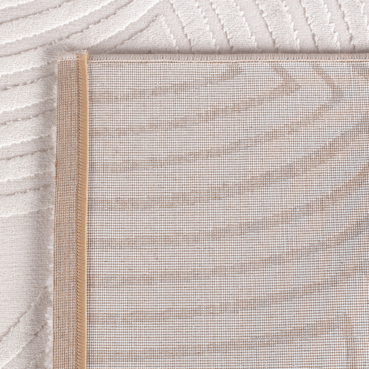 Bellino 1113 Creme – 3D Effekt Teppich mit moderner Struktur