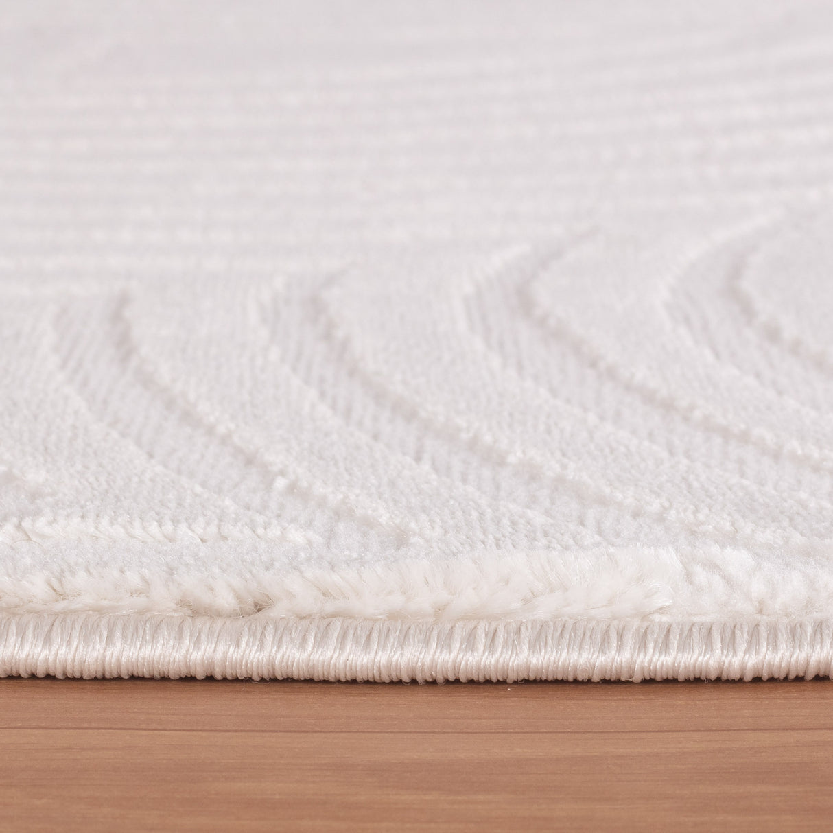 Bellino 1113 Creme – 3D Effekt Teppich mit moderner Struktur