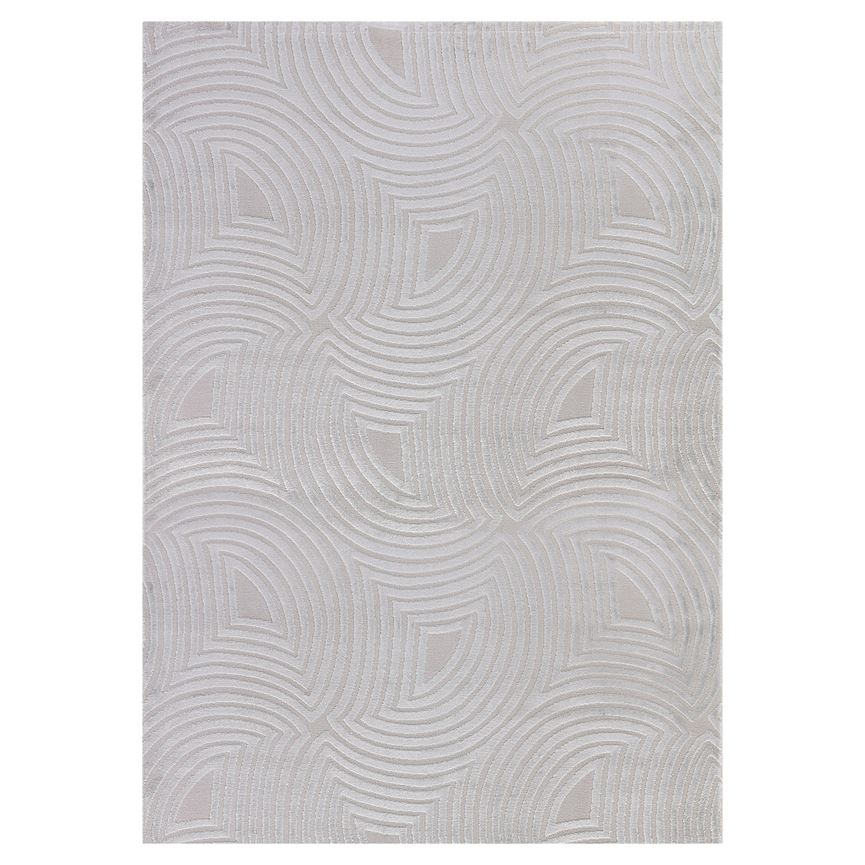Bellino 1113 Silber – 3D Effekt Teppich mit moderner Struktur