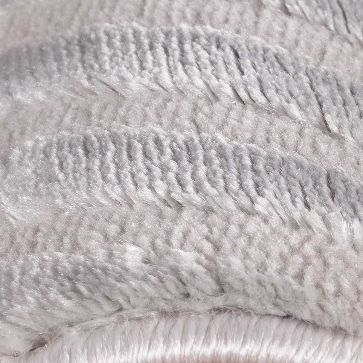 Bellino 1113 Silber – 3D Effekt Teppich mit moderner Struktur