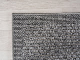 Ritim 1902 Grau – Wetterfester Indoor- & Outdoor-Teppich mit robuster Struktur