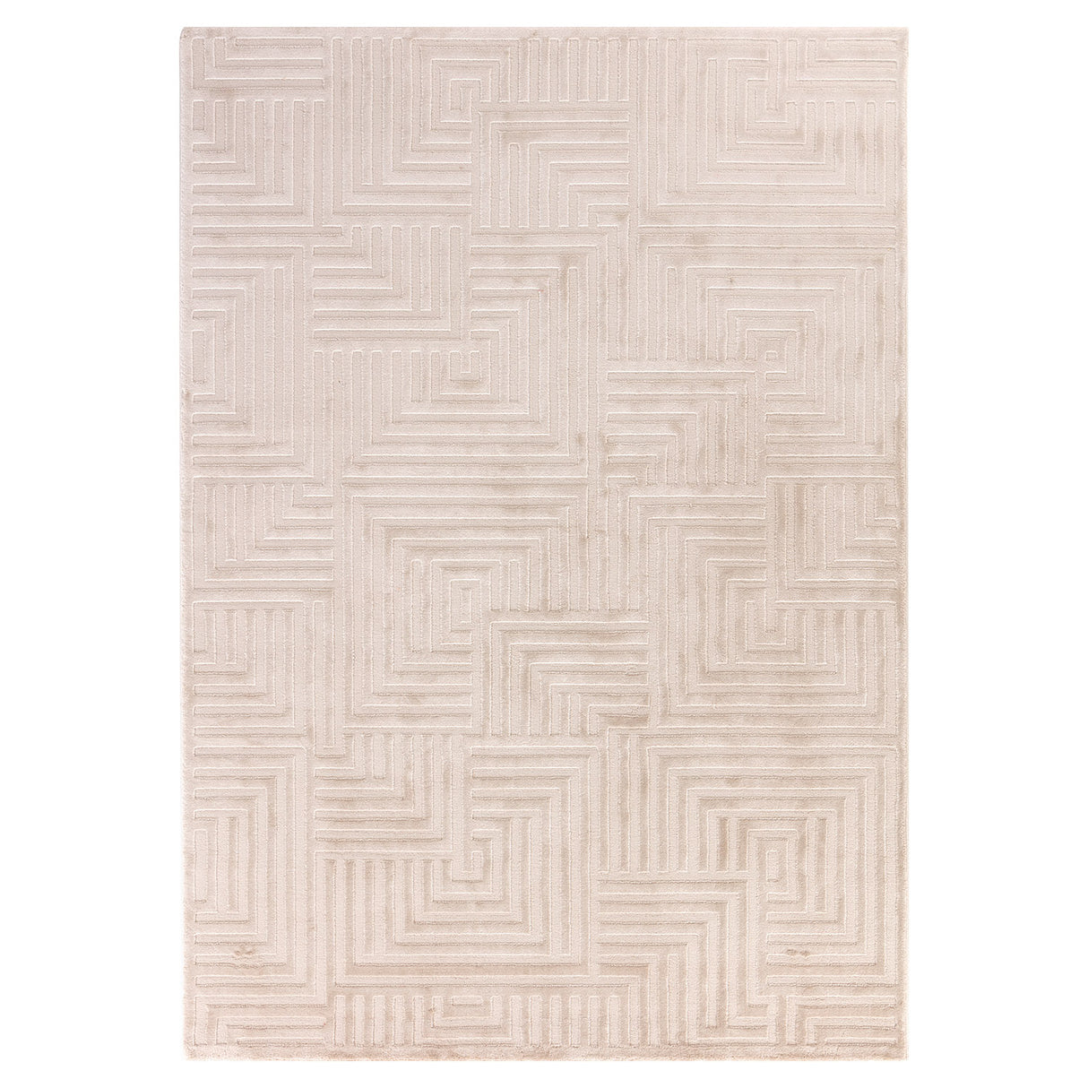 Bellino 1114 Beige – 3D Effekt Teppich mit moderner Struktur