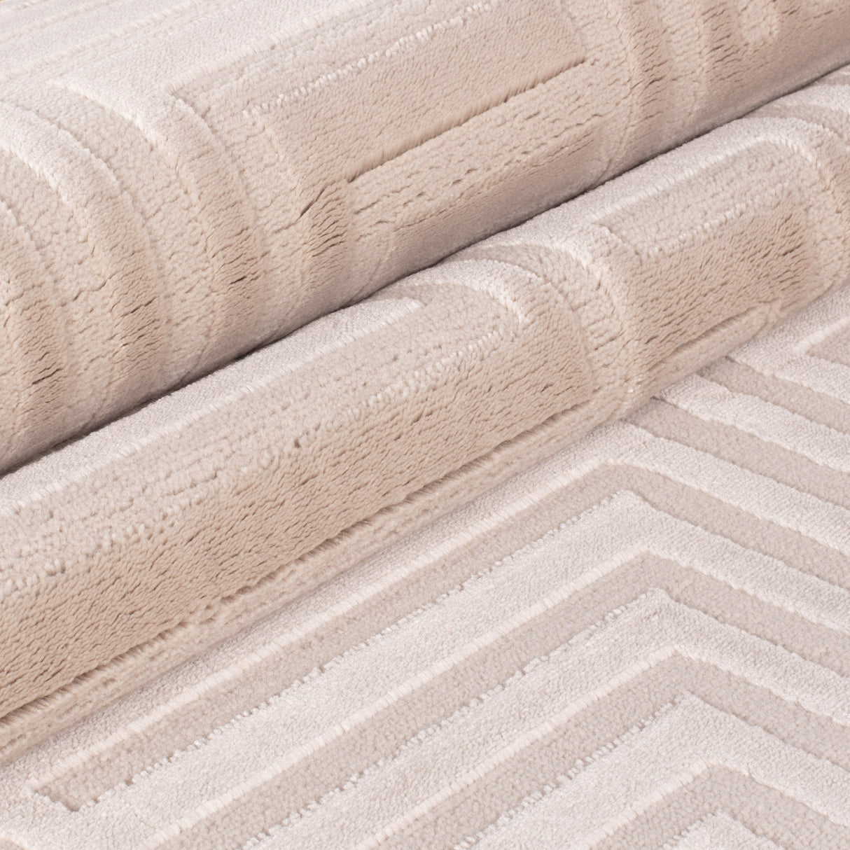 Bellino 1114 Beige – 3D Effekt Teppich mit moderner Struktur