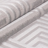 Bellino 1114 Silber – 3D Effekt Teppich mit moderner Struktur