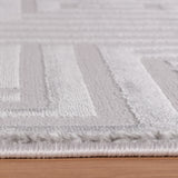 Bellino 1114 Silber – 3D Effekt Teppich mit moderner Struktur