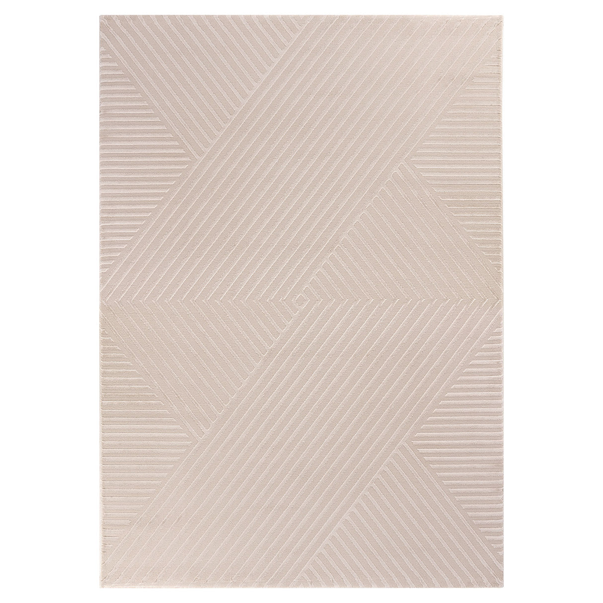 Bellino 1115 Beige – 3D Effekt Teppich mit moderner Struktur