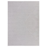 Bellino 1115 Silber – 3D Effekt Teppich mit moderner Struktur