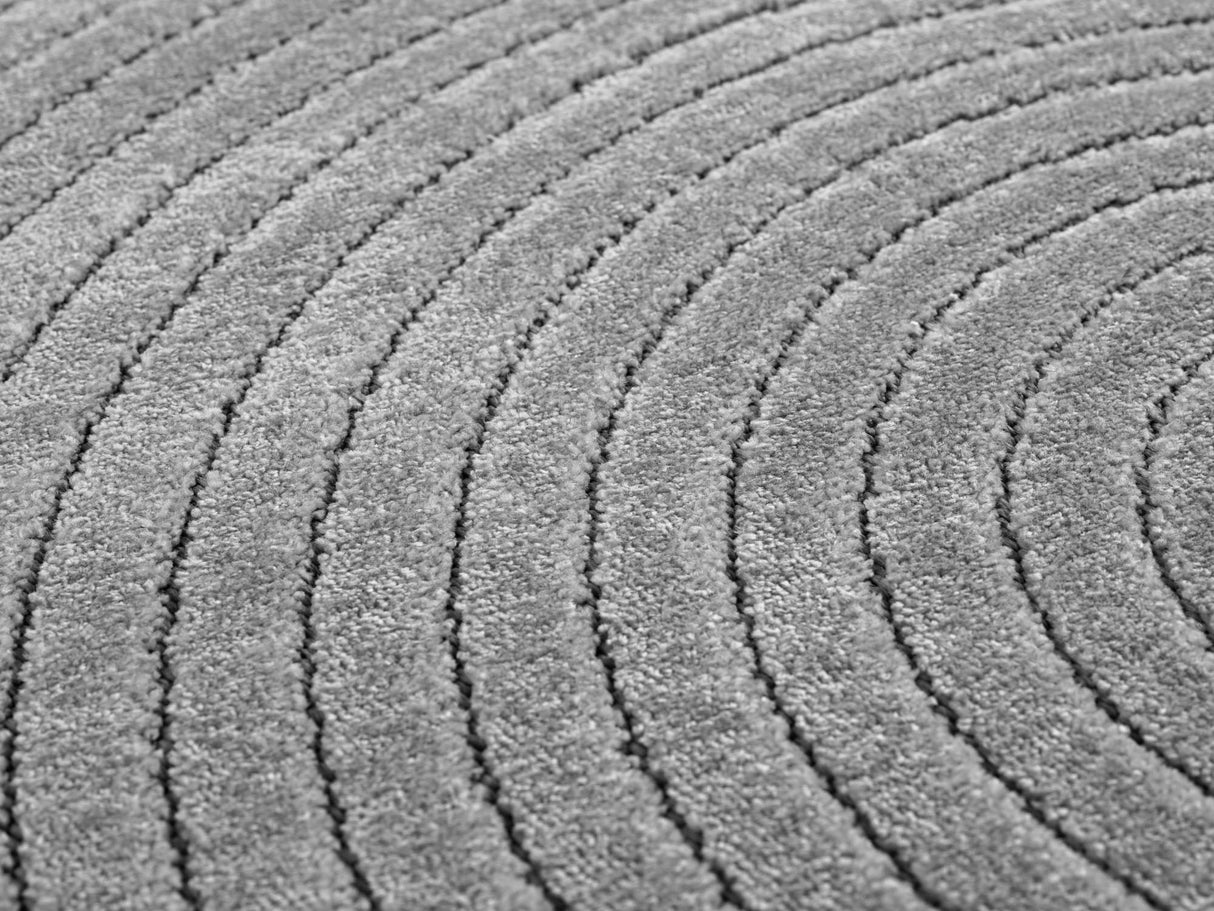 Melodie 1201 Silber – 3D Effekt Teppich mit moderner Struktur