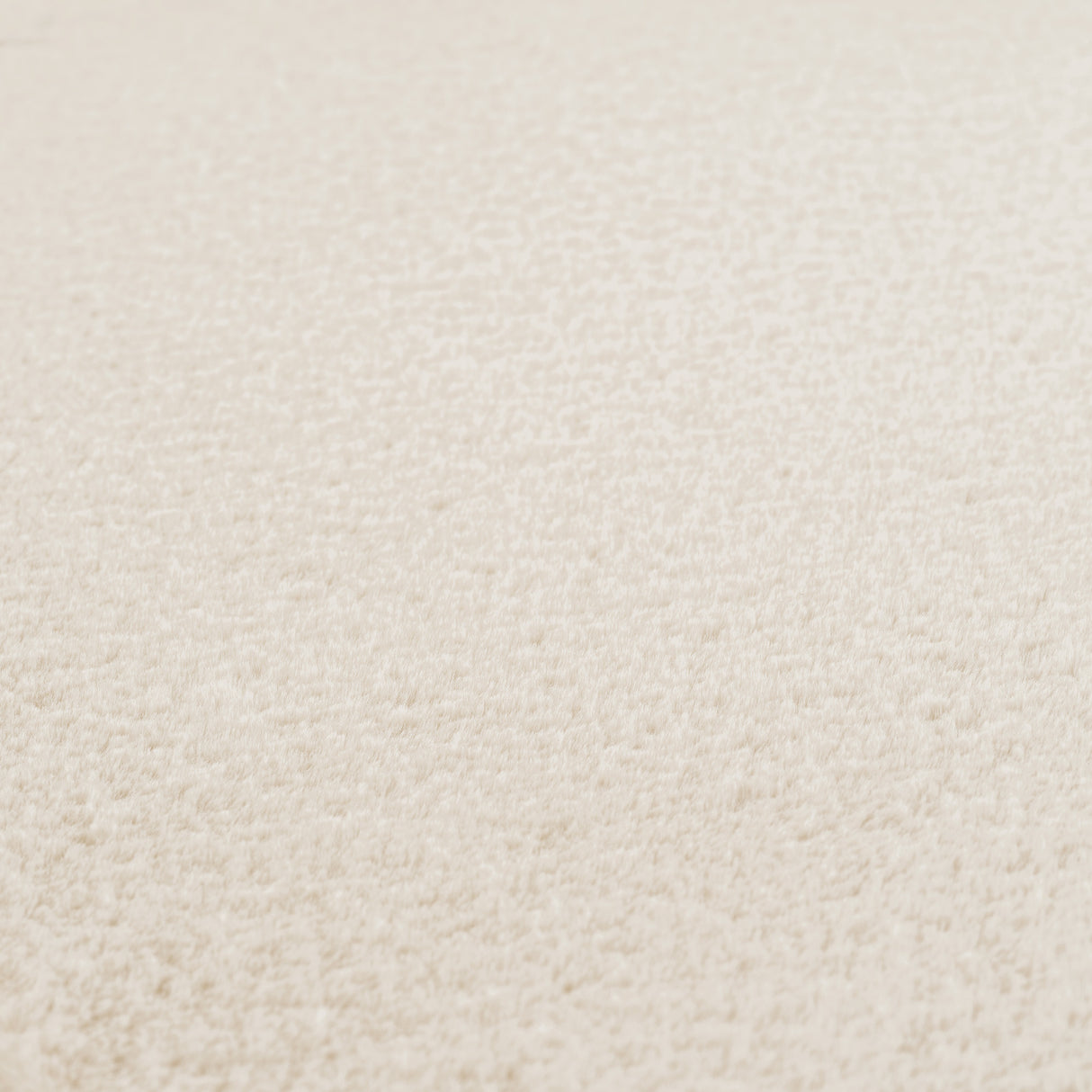 Nora 1400 Creme –  Moderner Uni Teppich mit rutschfester Filz-Rückseite