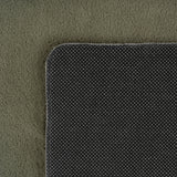 Nora 1400 Grün –  Moderner Uni Teppich mit rutschfester Filz-Rückseite