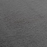 Nora 1400 Grau –  Moderner Uni Teppich mit rutschfester Filz-Rückseite