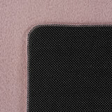 Nora 1400 Rosa –  Moderner Uni Teppich mit rutschfester Filz-Rückseite