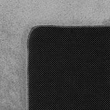 Nora 1400 Silber –  Moderner Uni Teppich mit rutschfester Filz-Rückseite