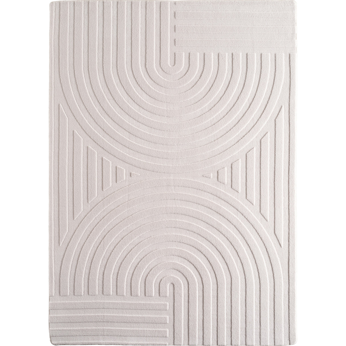 Benzano 1611 Creme – Moderner Uni Teppich mit zeitlosem Design