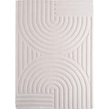 Benzano 1611 Creme – Moderner Uni Teppich mit zeitlosem Design