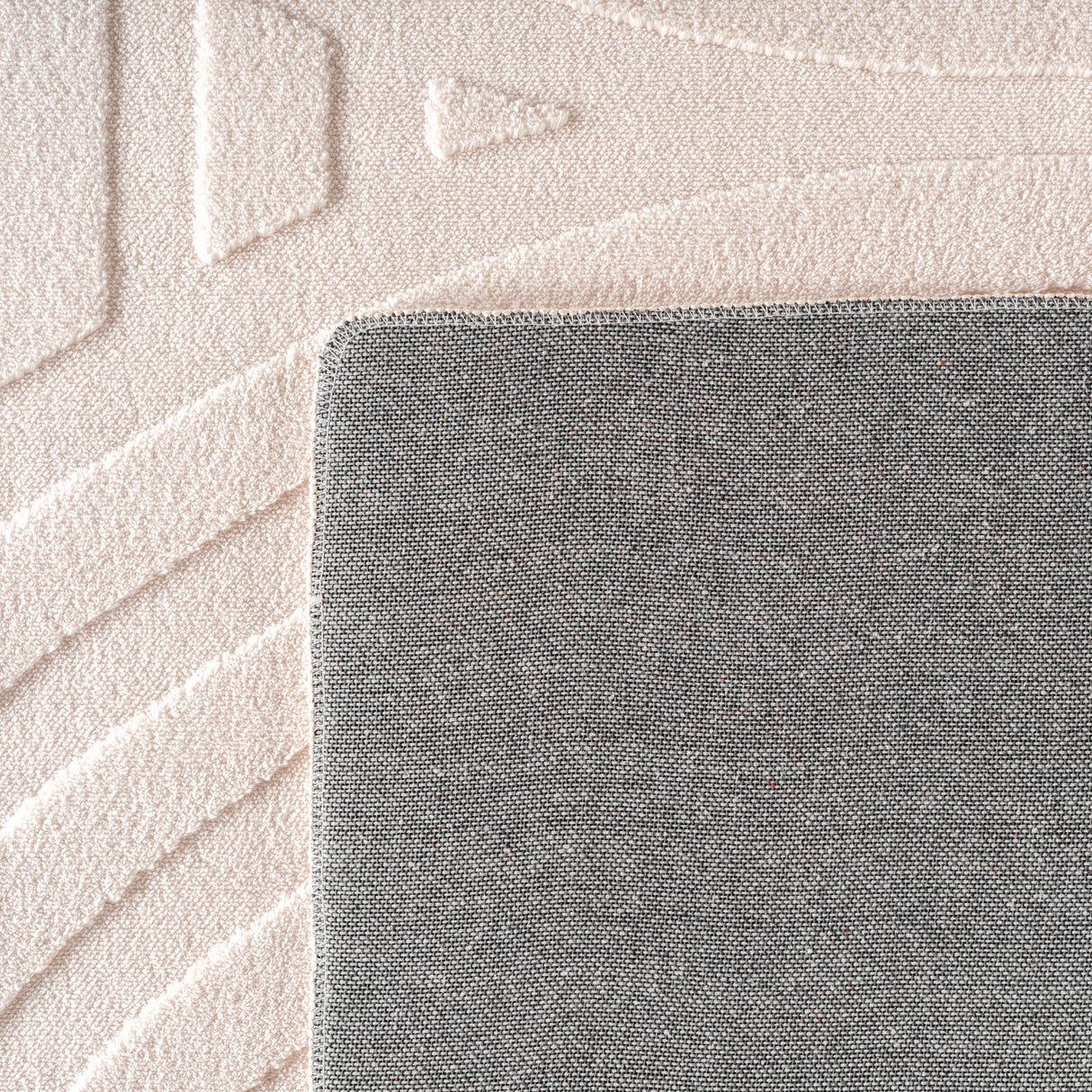 Benzano 1611 Creme – Moderner Uni Teppich mit zeitlosem Design