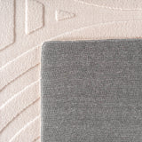 Benzano 1611 Creme – Moderner Uni Teppich mit zeitlosem Design