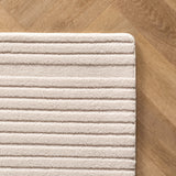 Benzano 1612 Creme – Moderner Uni Teppich mit zeitlosem Design