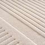 Benzano 1612 Creme – Moderner Uni Teppich mit zeitlosem Design