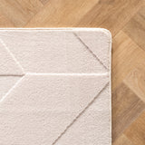 Benzano 1613 Creme – Moderner Uni Teppich mit zeitlosem Design