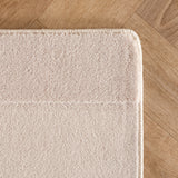 Benzano 1614 Creme – Moderner Uni Teppich mit zeitlosem Design
