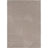 Mimoza 2201 Beige – Moderner Uni Teppich mit zeitlosem Design