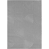 Mimoza 2201 Silber – Moderner Uni Teppich mit zeitlosem Design