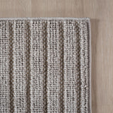 Mimoza 2201 Silber – Moderner Uni Teppich mit zeitlosem Design