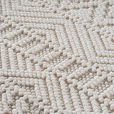 Mimoza 2202 Creme – Moderner Uni Teppich mit zeitlosem Design