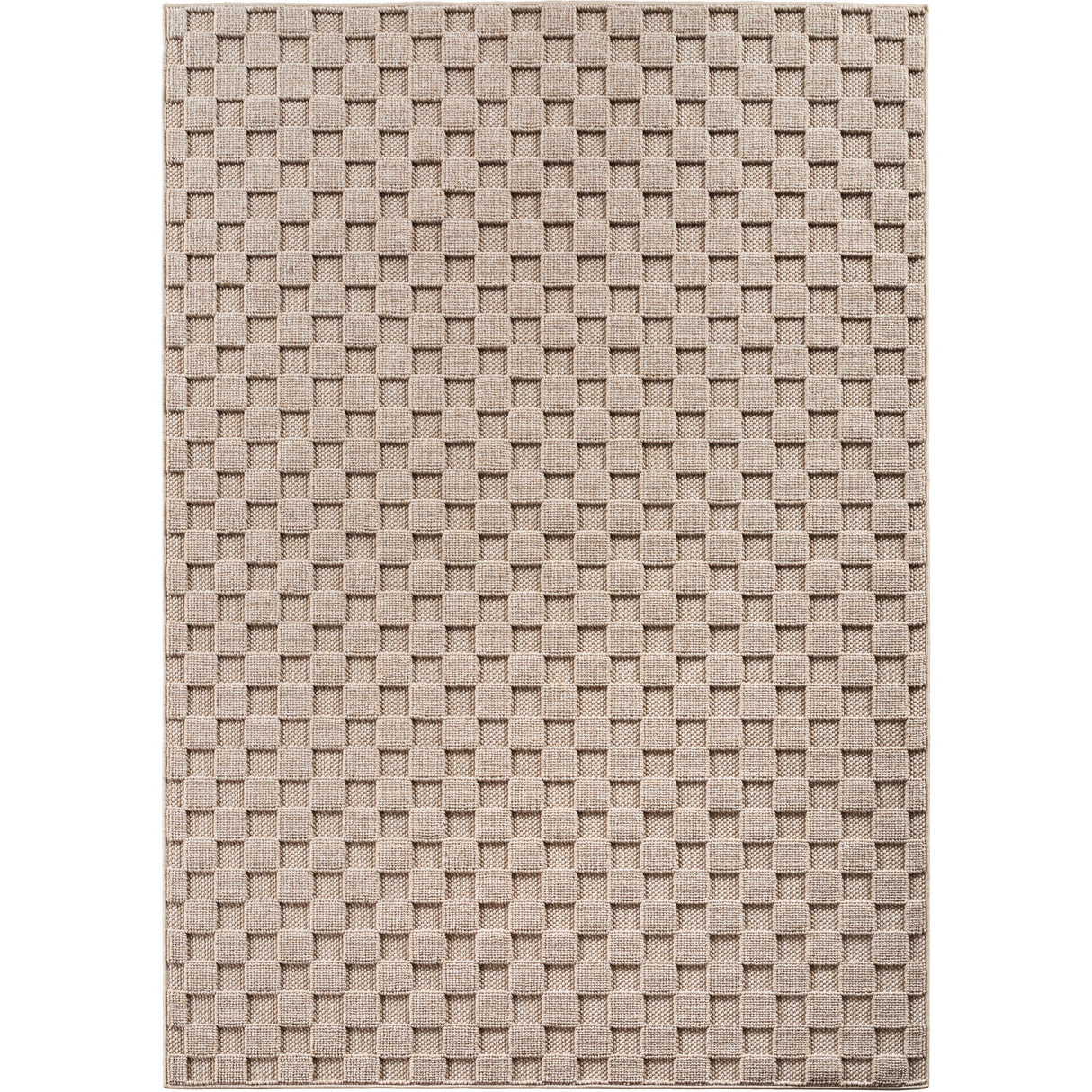 Mimoza 2203 Beige – Moderner Uni Teppich mit zeitlosem Design