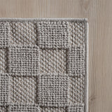 Mimoza 2203 Silber – Moderner Uni Teppich mit zeitlosem Design