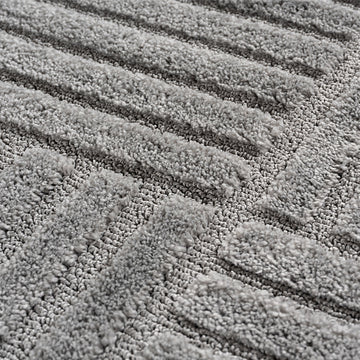 Pera 1123 Silber – Eleganter Uni Teppich mit ruhiger Ausstrahlung