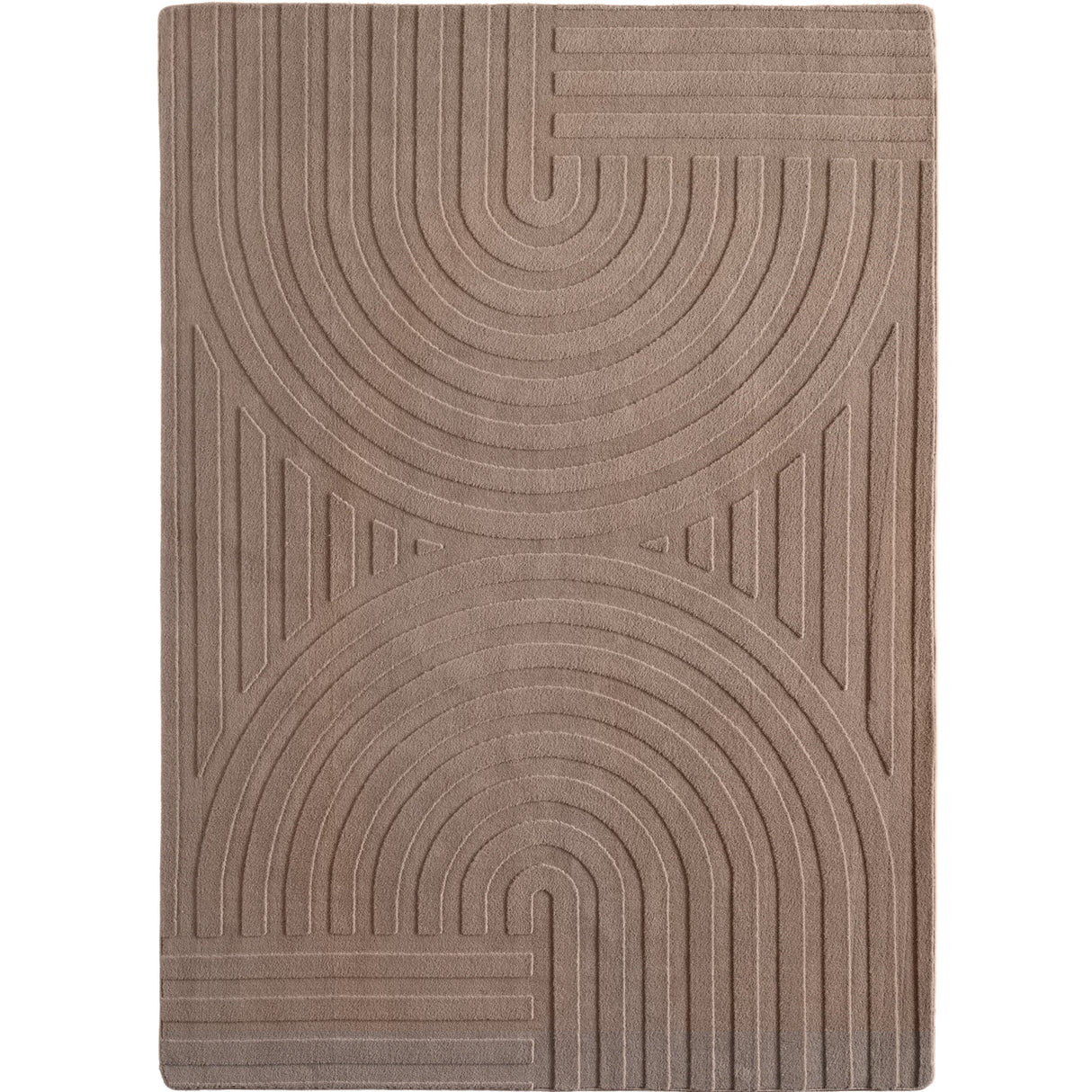Benzano 1611 Beige – Modern solid-color rug with a timeless design