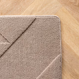 Benzano 1613 Beige – Modern solid-color rug with a timeless design