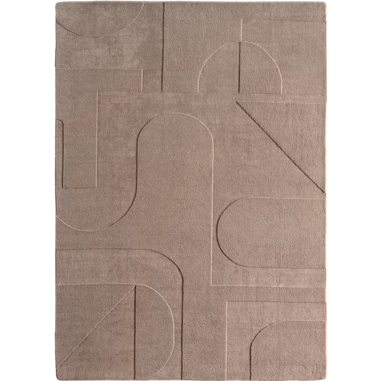 Benzano 1614 Beige – Moderner Uni Teppich mit zeitlosem Design