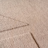 Benzano 1614 Beige – Moderner Uni Teppich mit zeitlosem Design