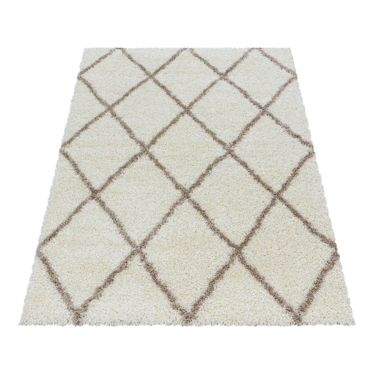 Linia Shaggy 3401 Creme – Hochflor Shaggy Teppich für luxuriösen Wohnkomfort