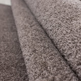 Nils 7000 Mokka – Komfortabler Uni Teppich mit weicher Filz-Rückseite