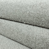 Nils 7000 Creme – Komfortabler Uni Teppich mit weicher Filz-Rückseite