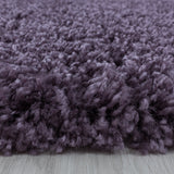 Paris 3000 Violett – Hochflor Shaggy Teppich für luxuriösen Wohnkomfort