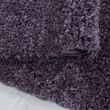 Paris 3000 Violett – Hochflor Shaggy Teppich für luxuriösen Wohnkomfort