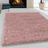 Paris 3000 Rosa – Hochflor Shaggy Teppich für luxuriösen Wohnkomfort