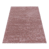 Paris 3000 Rosa – Hochflor Shaggy Teppich für luxuriösen Wohnkomfort