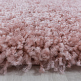 Paris 3000 Rosa – Hochflor Shaggy Teppich für luxuriösen Wohnkomfort